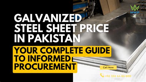 galvanized sheet price in pakistan